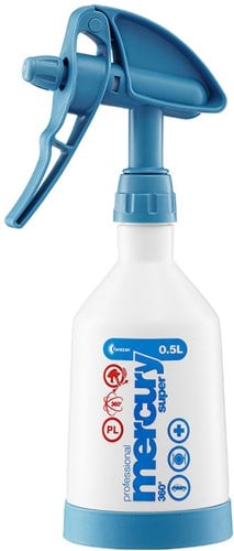 Kwazar Mercury Super 360 Sprayfles - Blue - 500ml