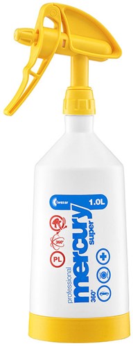 Kwazar Mercury Super 360 Sprayfles - Yellow - 1000ml
