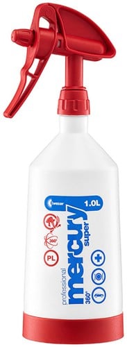 Kwazar Mercury Super 360 Sprayfles - Red - 1000ml