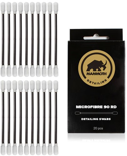 Mammoth Dual Sided Detailing Swabs Microfiber 90RD - 20st