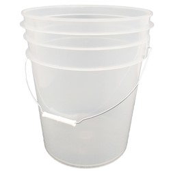 Grit Guard Wash Bucket - Clear