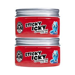 Chemical Guys Sticky Icky Cleaning Gel - Strawberry Scent - 2x100g