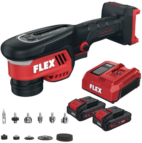 Flex PXCE 18-EC Set - Cordless Polisher - Mini Accu Polijstmachine