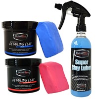 DetailPro Professional Clay bundel - Mild + Aggressive + Luber