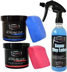 DetailPro Professional Clay bundel - Mild + Aggressive + Luber
