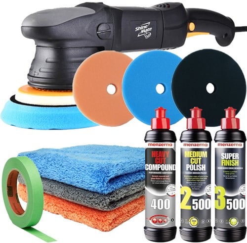 Shinemate EX610 15mm Polisher Kit - Basic / Deluxe