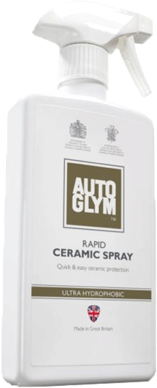 thumbnail image 2 of Autoglym Rapid Ceramic Spray Protection Kit – 500ml Ultra Hydrophobic Spray Sealant + 2 Microfibre Cloths 2 of 3